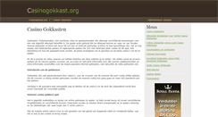 Desktop Screenshot of casinogokkast.org